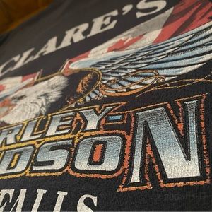 Vintage 2006 Eagle Clown Harley Davidson Pocket Tee M